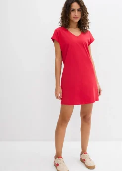 bonprix Lot de 2 robes en jersey 100% coton|Femme Basiques|Robes