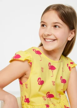 bonprix Lot de 2 robes en jersey 100% coton|Enfant Vêtements Enfant|Filles 9-16 Ans·Lot De 2 Articles Et Plus