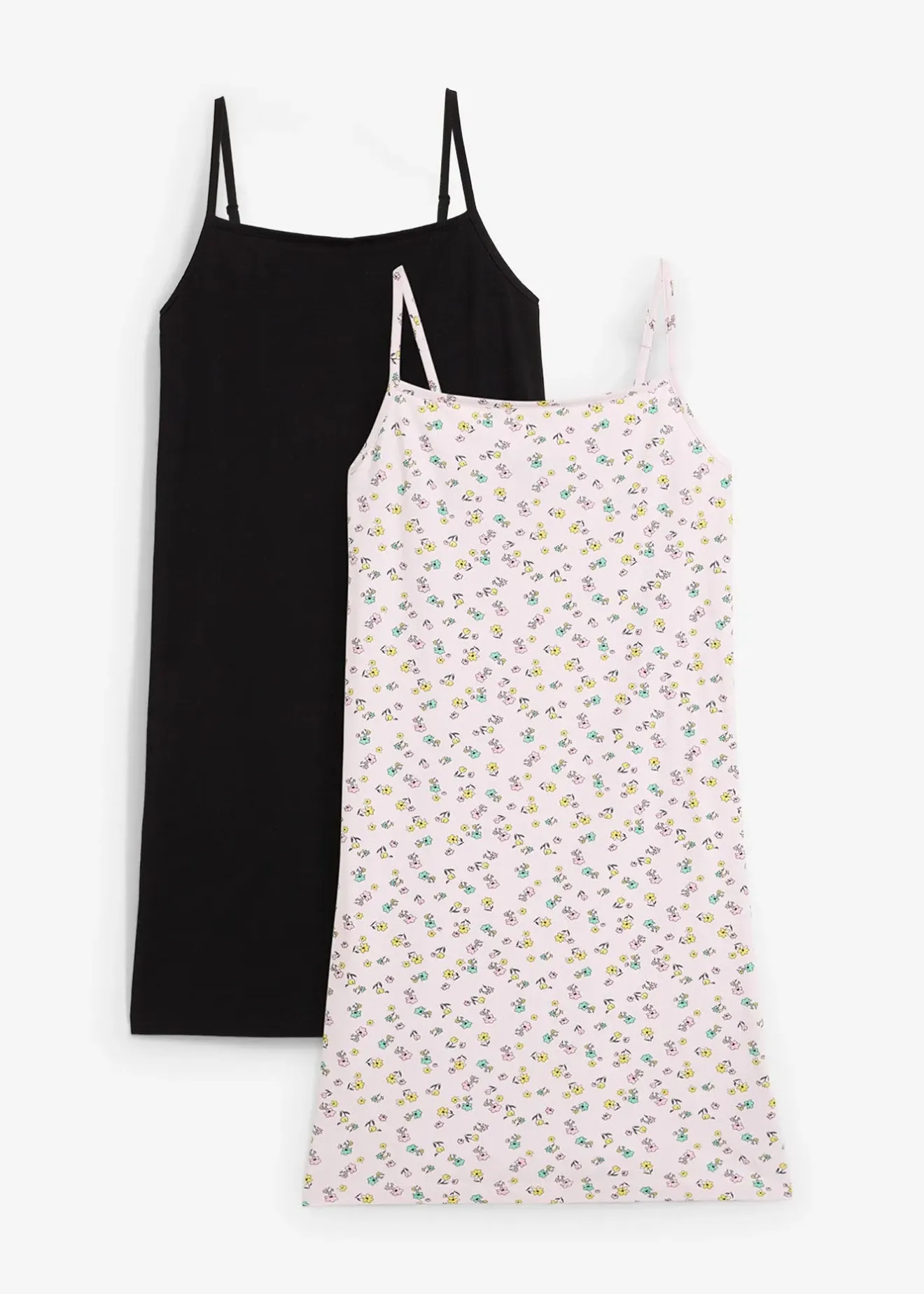 bonprix Lot de 2 robes en jersey coton extensible|Enfant Vêtements Enfant|Filles 9-16 Ans·Lot De 2 Articles Et Plus