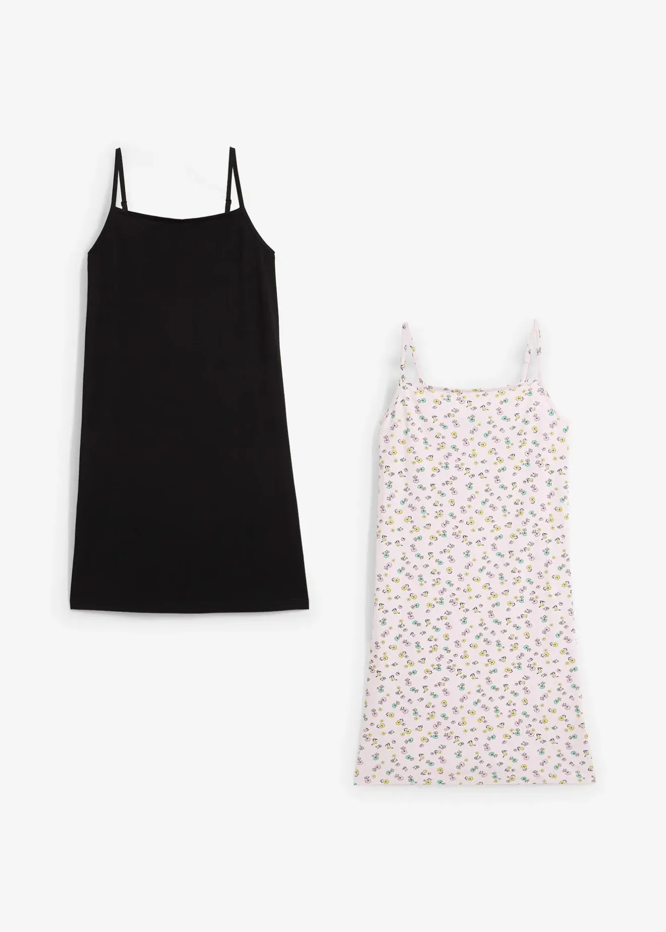 bonprix Lot de 2 robes en jersey coton extensible|Enfant Vêtements Enfant|Filles 9-16 Ans·Lot De 2 Articles Et Plus