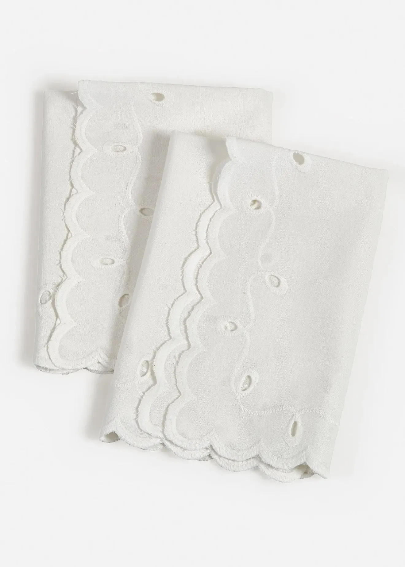 bonprix Arts De La Table|Lot de 2 serviettes en coton avec broderies