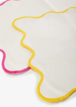 bonprix Lot de 2 sets de table à bord ondulé| Arts De La Table|Linge De Table