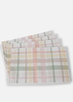 bonprix Arts De La Table|Linge De Table|Lot de 4 sets de table à carreaux