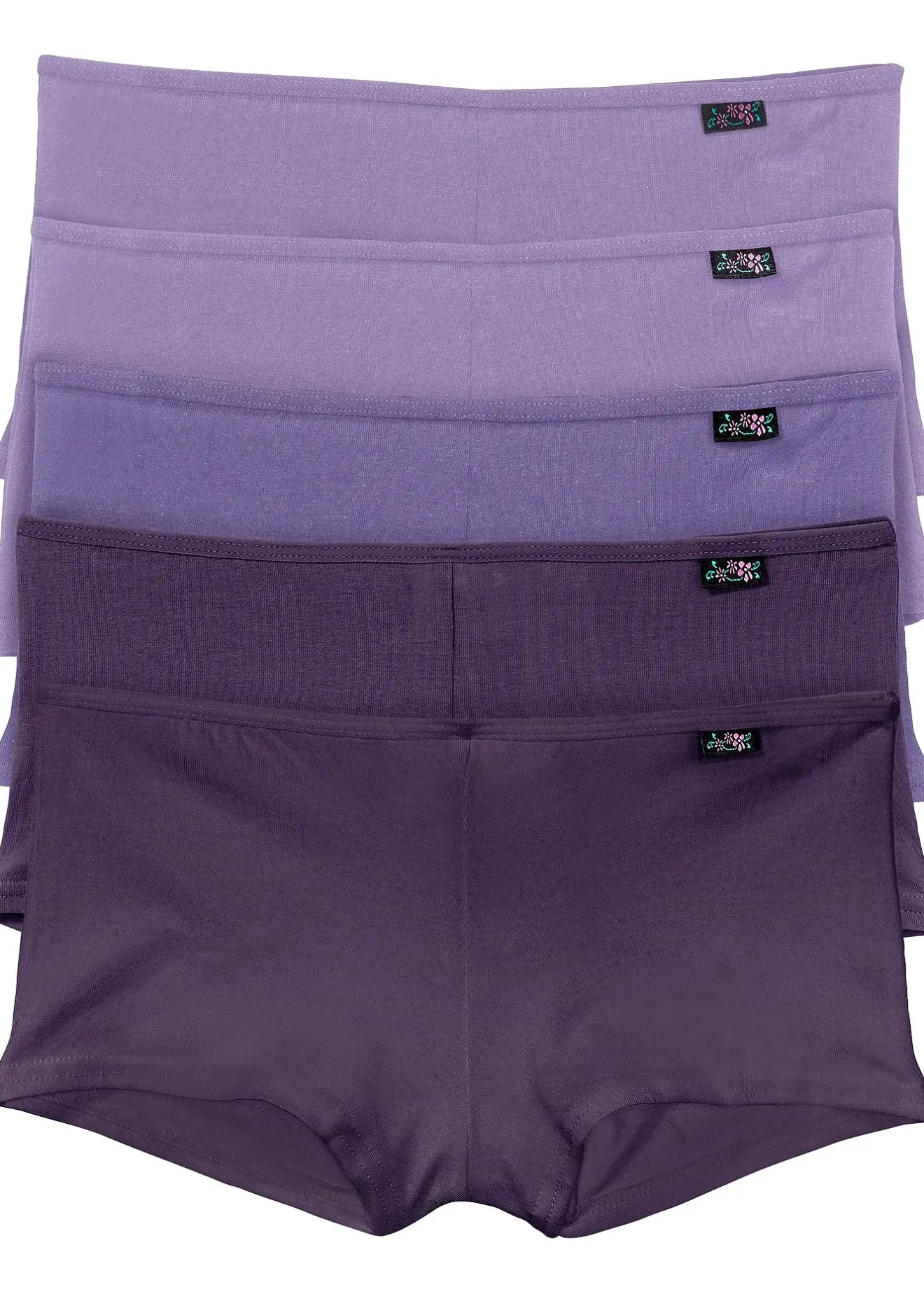 bonprix Lot de 5 shorties|Femme Basiques|Lingerie Coton