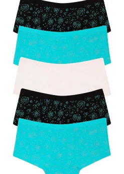 bonprix Lot de 5 shorties en coton doux et extensible|Enfant Vêtements Enfant|Lot De 2 Articles Et Plus