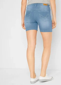 bonprix Lot de 2 shorts en jean slim, taille mi-haute|Femme Shorts|Jeans