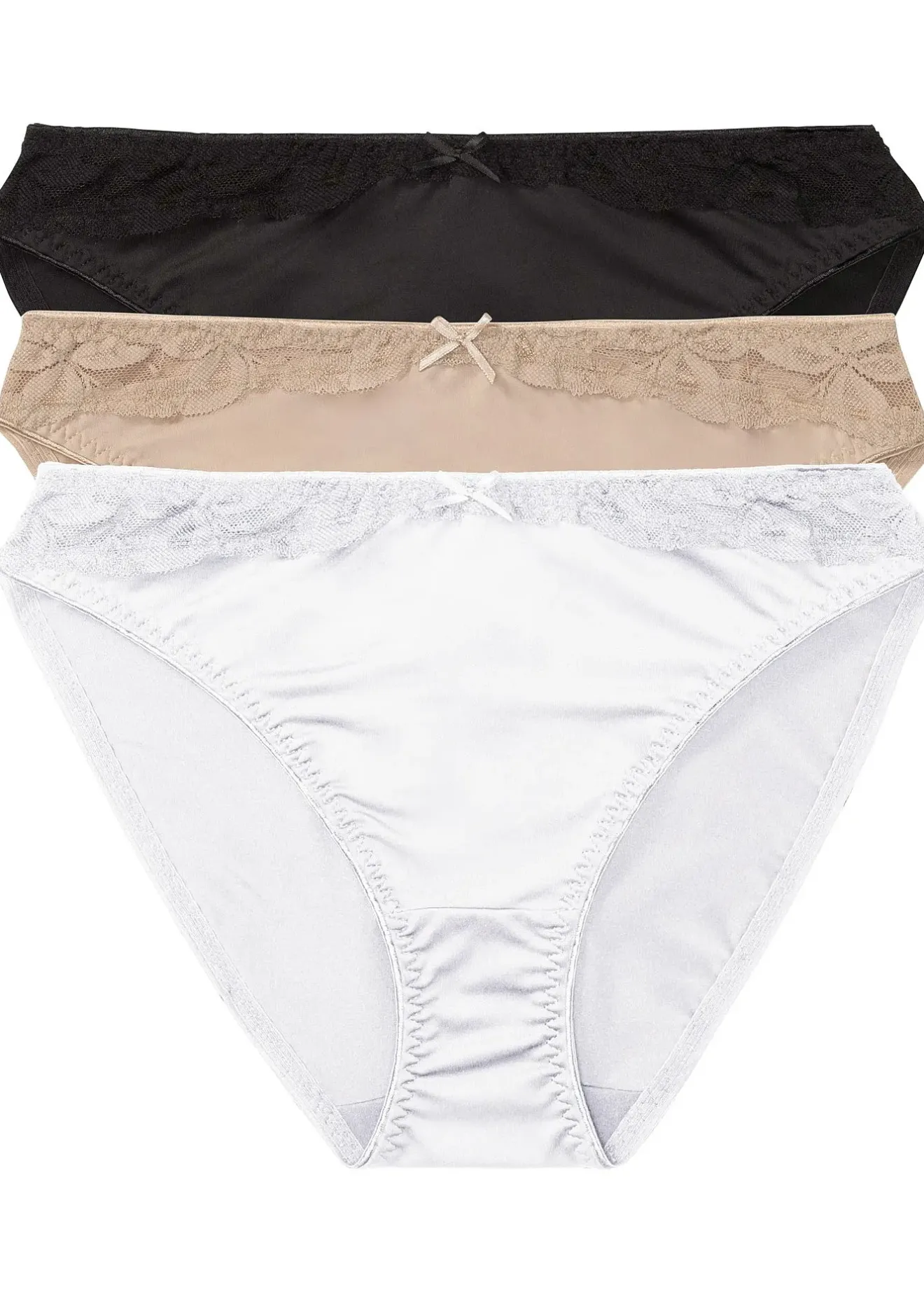 bonprix Lot de 3 slips|Femme Dessous|Bas