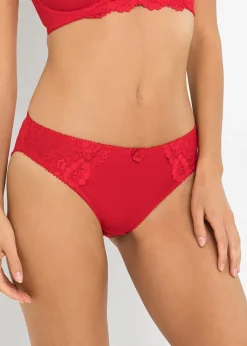Femme bonprix Dessous|Bas|Lot de 2 slips avec dentelle