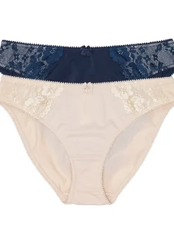 bonprix Lot de 2 slips avec dentelle|Femme Dessous|Bas