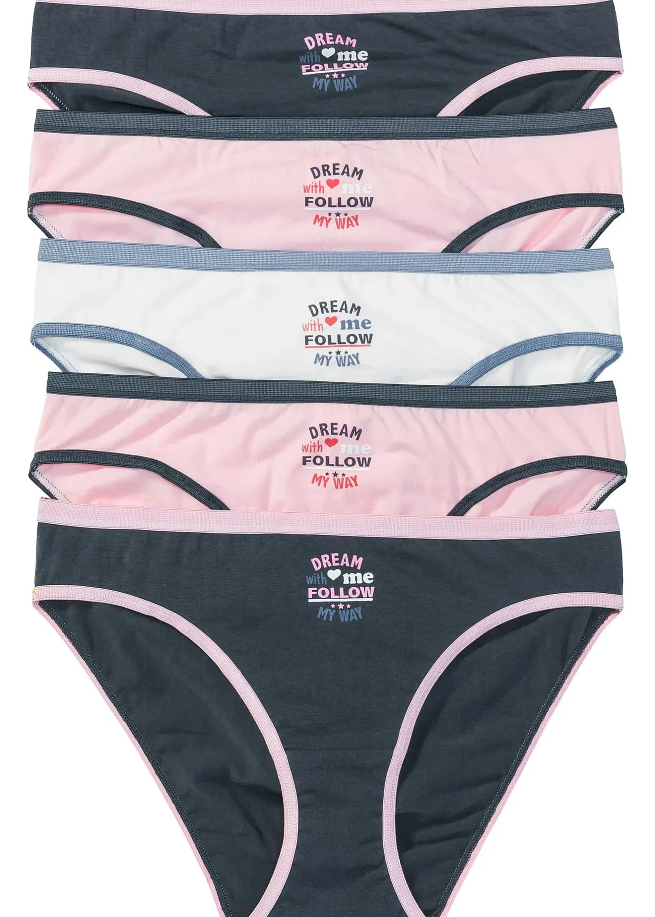 bonprix Lot de 5 slips coton|Femme Lingerie Coton|Bas