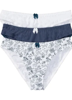 Femme bonprix Lingerie Coton|Bas|Lot de 3 slips coton