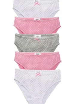 Enfant bonprix Vêtements Enfant|Lot De 2 Articles Et Plus|Lot de 5 slips coton avec nœud en satin