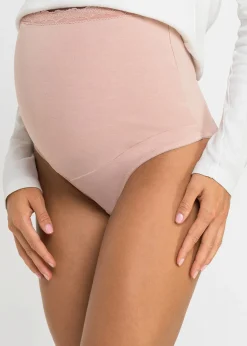 Femme bonprix Maternité|Lingerie Coton|Lot de 2 slips de grossesse coton