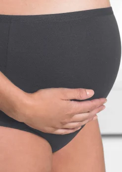 Femme bonprix Maternité|Lingerie Coton|Lot de 2 slips de grossesse en coton