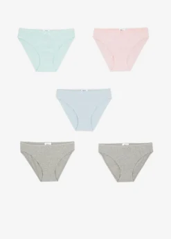 bonprix Lot de 5 slips fille|Enfant Vêtements Enfant|Lot De 2 Articles Et Plus