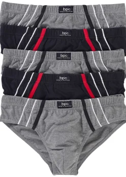 Homme bonprix Slips|Sous-Vêtements|Lot de 5 slips maxi