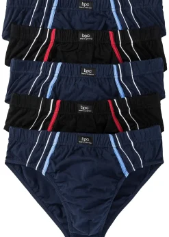 bonprix Lot de 5 slips maxi|Homme Slips|Sous-Vêtements