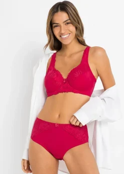 bonprix Lot de 2 slips maxi avec dentelle|Femme Bas