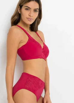 bonprix Lot de 2 slips maxi avec dentelle|Femme Bas