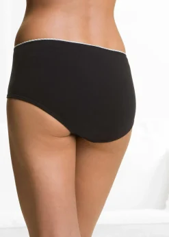 Femme bonprix Lingerie Coton|Bas|Lot de 4 slips maxi coton