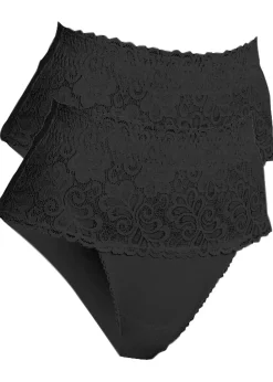 bonprix Lot de 2 slips sculptants, maintien fort|Femme Lingerie Sculptante|Bas