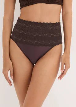 bonprix Lot de 2 slips sculptants, maintien fort|Femme Bas|Lingerie Sculptante