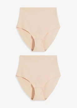 bonprix Lot de 2 slips sculptants ultra légers sans coutures|Femme Sans Couture|Lingerie Sculptante