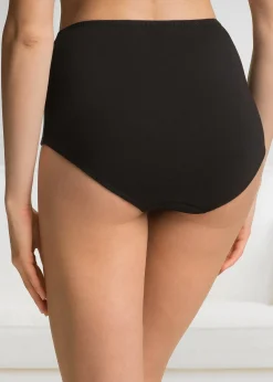 bonprix Lot de 5 slips taille haute|Femme Lingerie Coton|Bas