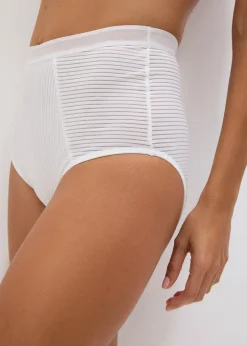 bonprix Lot de 2 slips taille haute|Femme Bas