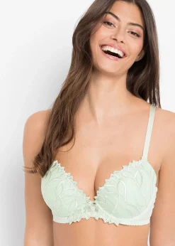 Femme bonprix Grands Bonnets D-H|Lot de 2 soutiens-gorge à coques et broderies