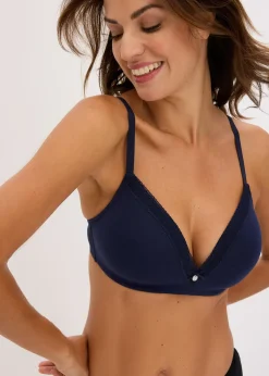 Femme bonprix Lingerie Coton|Soutiens-Gorge|Lot de 2 soutiens-gorge à coques sans armatures