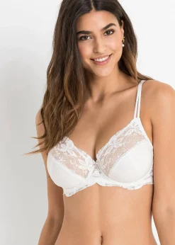 bonprix Lot de 2 soutiens-gorge avec dentelle|Femme Grands Bonnets D-H|Dessous