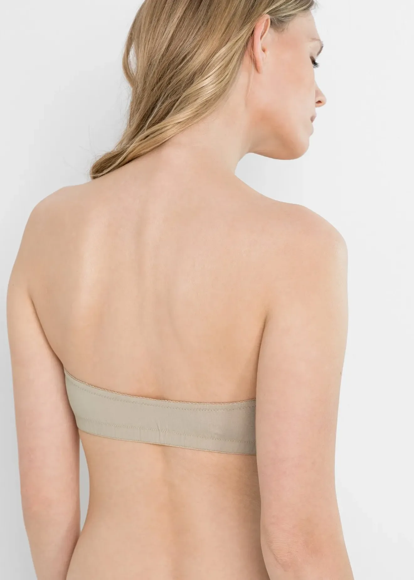 Femme bonprix Basiques|Lingerie Coton|Lot de 2 soutiens-gorge bandeau coton jusqu’au bonnet B