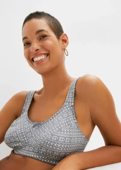 bonprix Lot de 2 soutiens-gorge coton sans armatures|Femme Lingerie Coton|Soutiens-Gorge