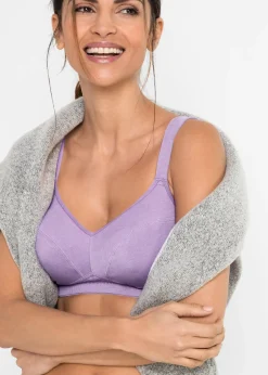 bonprix Lot de 2 soutiens-gorge coton sans armatures|Femme Basiques|Lingerie Coton