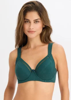 bonprix Lot de 2 soutiens-gorge coton à armatures|Femme Lingerie Coton|Soutiens-Gorge