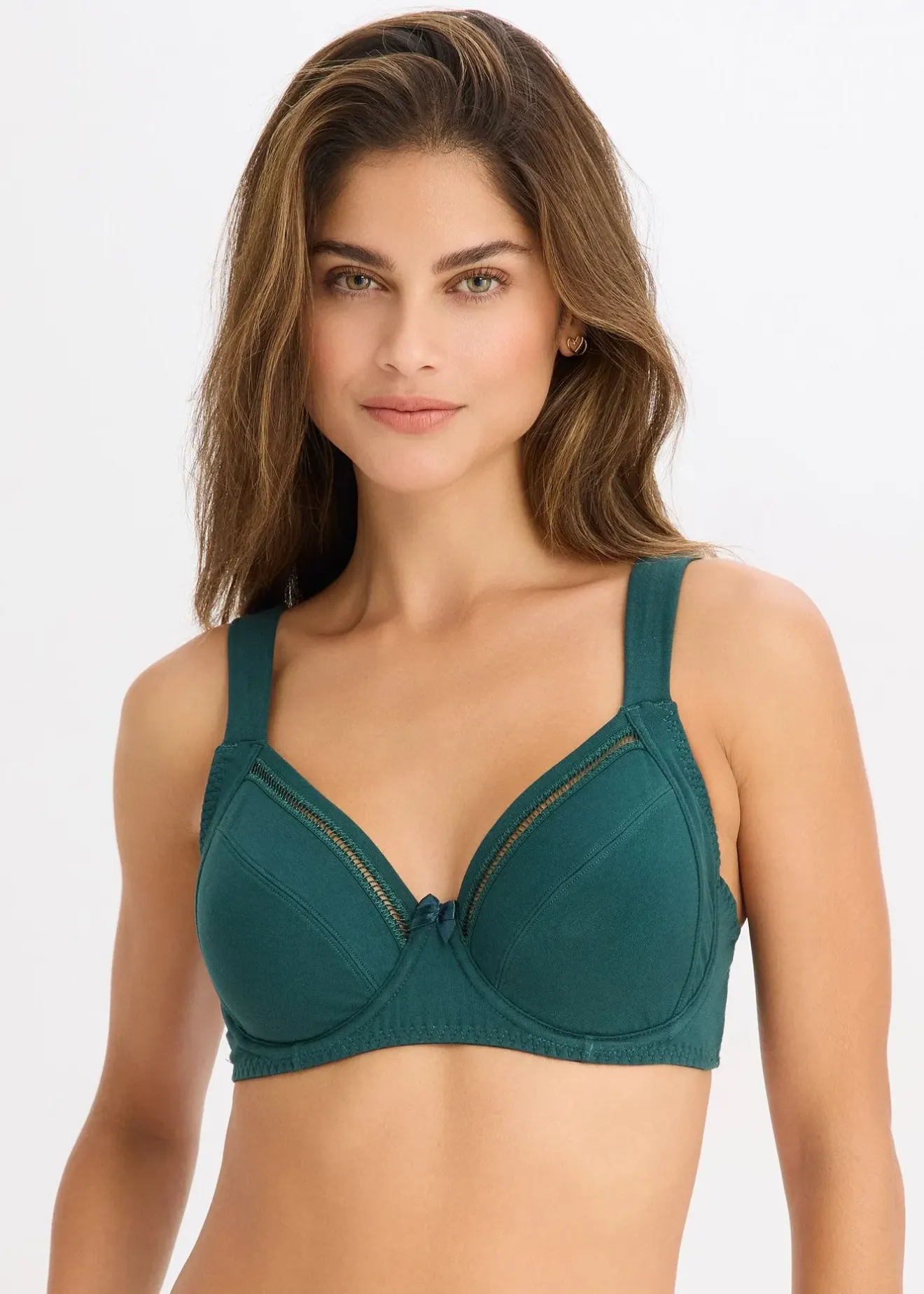 bonprix Lot de 2 soutiens-gorge coton à armatures|Femme Lingerie Coton|Soutiens-Gorge