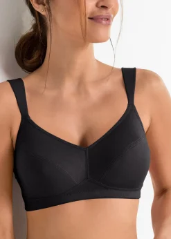 bonprix Lot de 2 soutiens-gorge coton sans armatures|Femme Basiques|Lingerie Coton