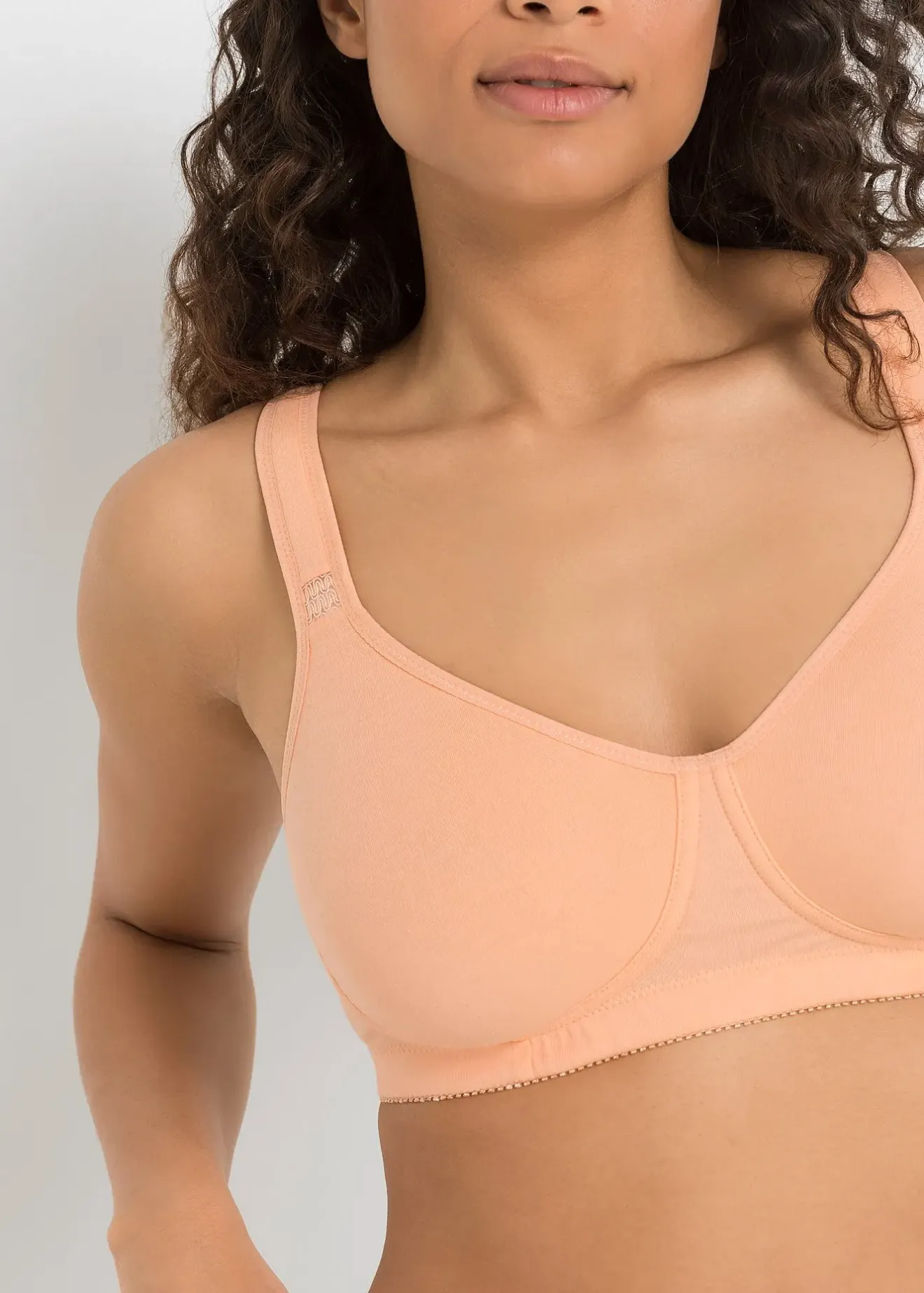 bonprix Lot de 2 soutiens-gorge coton moulés sans armatures|Femme Basiques|Lingerie Coton