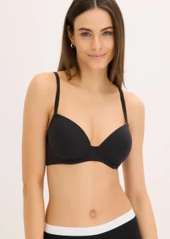 Femme bonprix Basiques|Lingerie Coton|Lot de 2 soutiens-gorge coton à coques et armatures