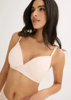 bonprix Lot de 2 soutiens-gorge coton à coques sans armatures|Femme Lingerie Coton|Soutiens-Gorge