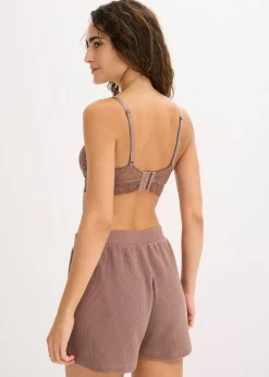 Femme bonprix Maternité|Soutiens-Gorge|Lot de 2 soutiens-gorge d’allaitement sans armatures avec dentelle et coton