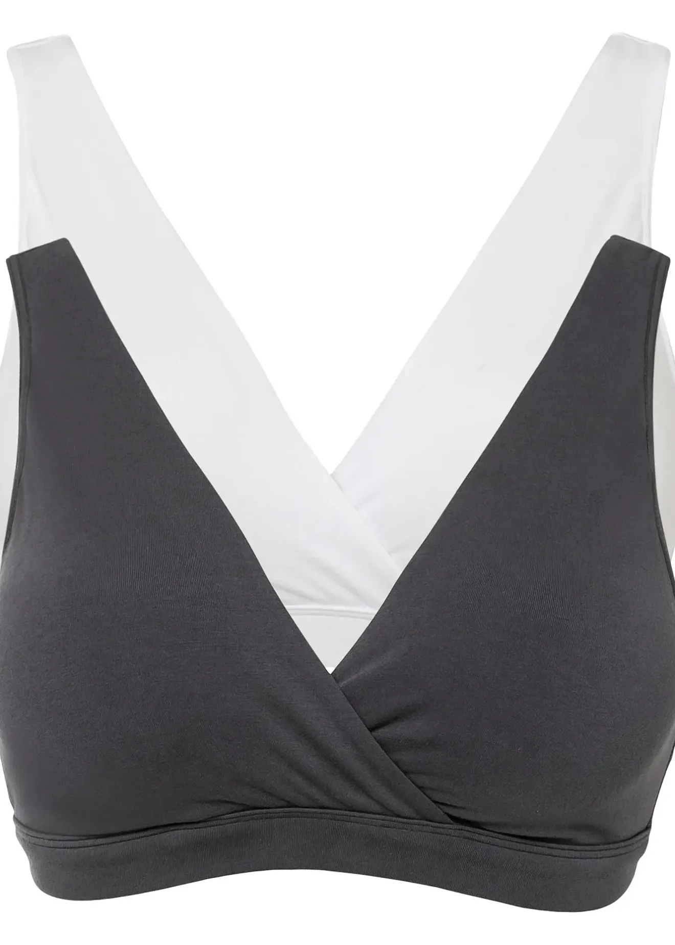 Femme bonprix Maternité|Lingerie Coton|Lot de 2 soutiens-gorge d’allaitement coton sans armatures