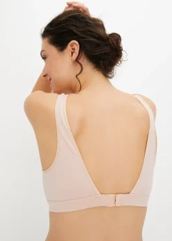 bonprix Lot de 2 soutiens-gorge d’allaitement coton sans armatures|Femme Maternité|Lingerie Coton