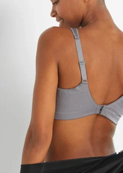 bonprix Lot de 2 soutiens-gorge grand maintien sans armatures, bretelles rembourrées|Femme Grands Bonnets D-H|Soutiens-Gorge