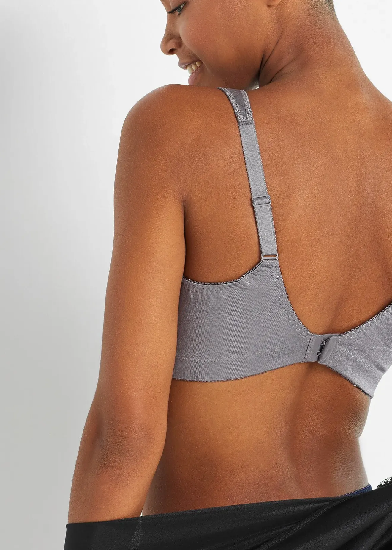 bonprix Lot de 2 soutiens-gorge grand maintien sans armatures, bretelles rembourrées|Femme Grands Bonnets D-H|Soutiens-Gorge