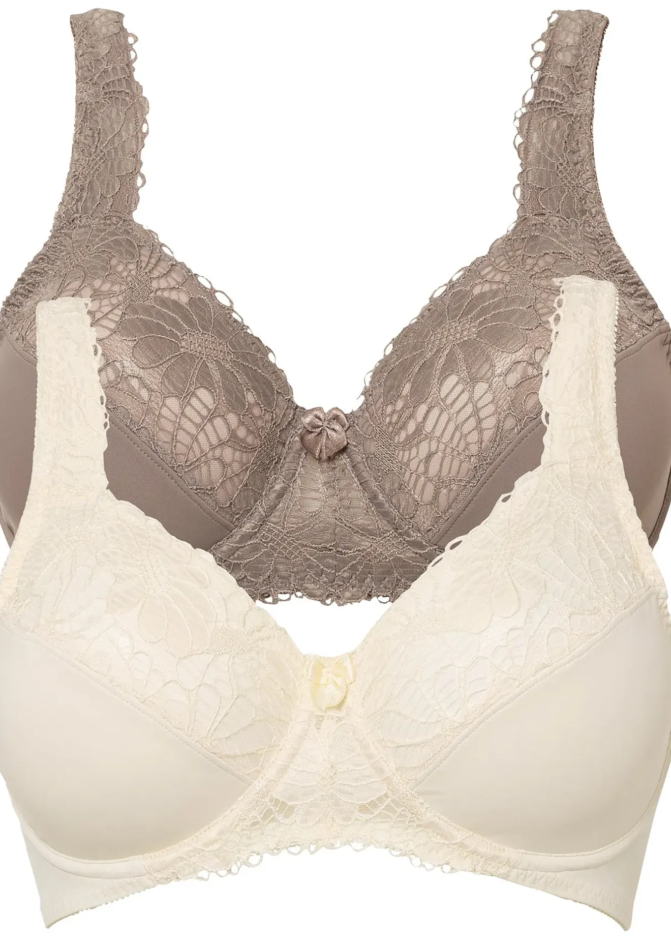 bonprix Lot de 2 soutiens-gorge minimiseurs à bretelles rembourrées|Femme Grands Bonnets D-H