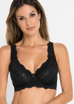 Femme bonprix Dessous|Soutiens-Gorge|Lot de 2 soutiens-gorge minimiseurs à bretelles rembourrées