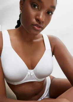 bonprix Lot de 2 soutiens-gorge moulés à armatures en matière brillante|Femme Grands Bonnets D-H