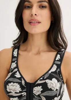 bonprix Lot de 2 soutiens-gorge sans armatures fermés devant|Femme Grands Bonnets D-H|Lingerie Coton